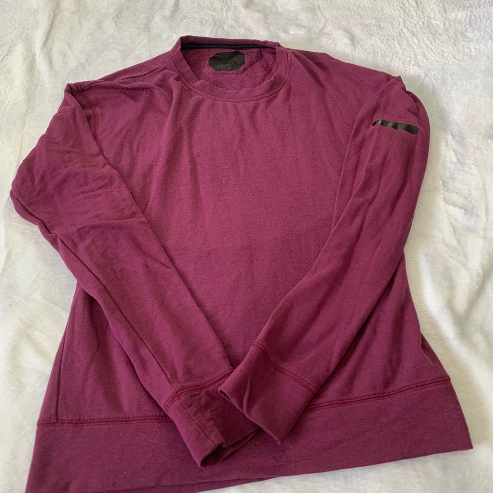 Under armor long sleeve fuchsia open back